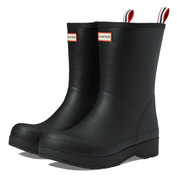 HUNTER M PLAY MID BOOT Rain Men\'s Boots Black Size 13 M
